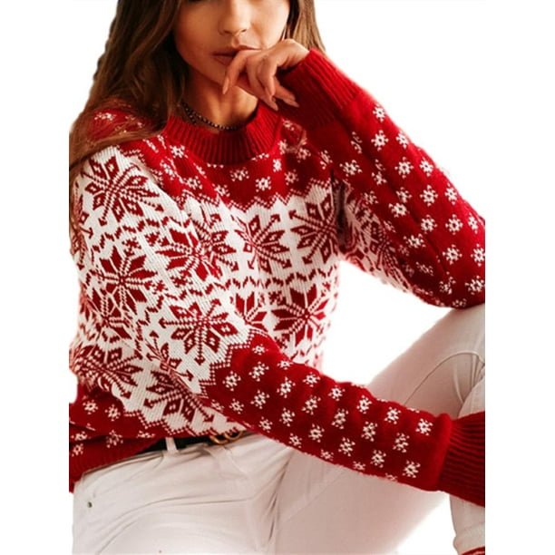 Coolred-Men Christmas Theme Marled Cable Pullover Outwear Gradient Knitted Sweaters 